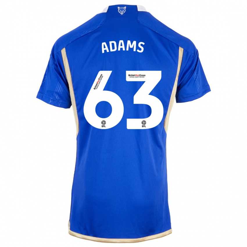 Homem Camisola Bayli Spencer Adams #63 Azul Real Principal 2023/24 Camisa