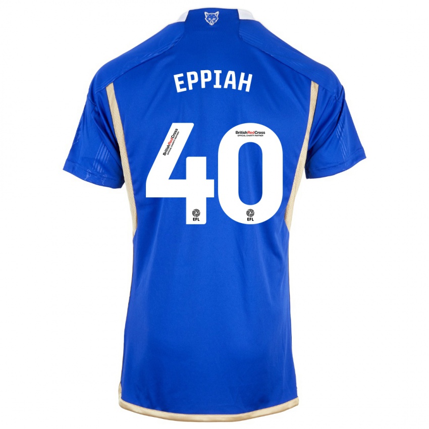 Homem Camisola Josh Eppiah #40 Azul Real Principal 2023/24 Camisa