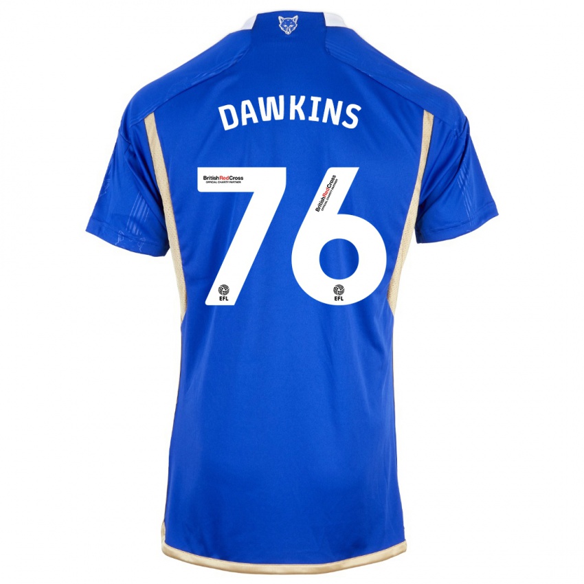 Homem Camisola Kartell Dawkins #76 Azul Real Principal 2023/24 Camisa