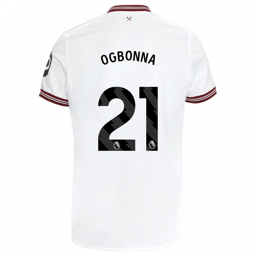 Homem Camisola Angelo Ogbonna #21 Branco Alternativa 2023/24 Camisa