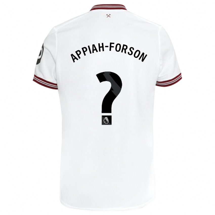 Homem Camisola Keenan Appiah-Forson #0 Branco Alternativa 2023/24 Camisa