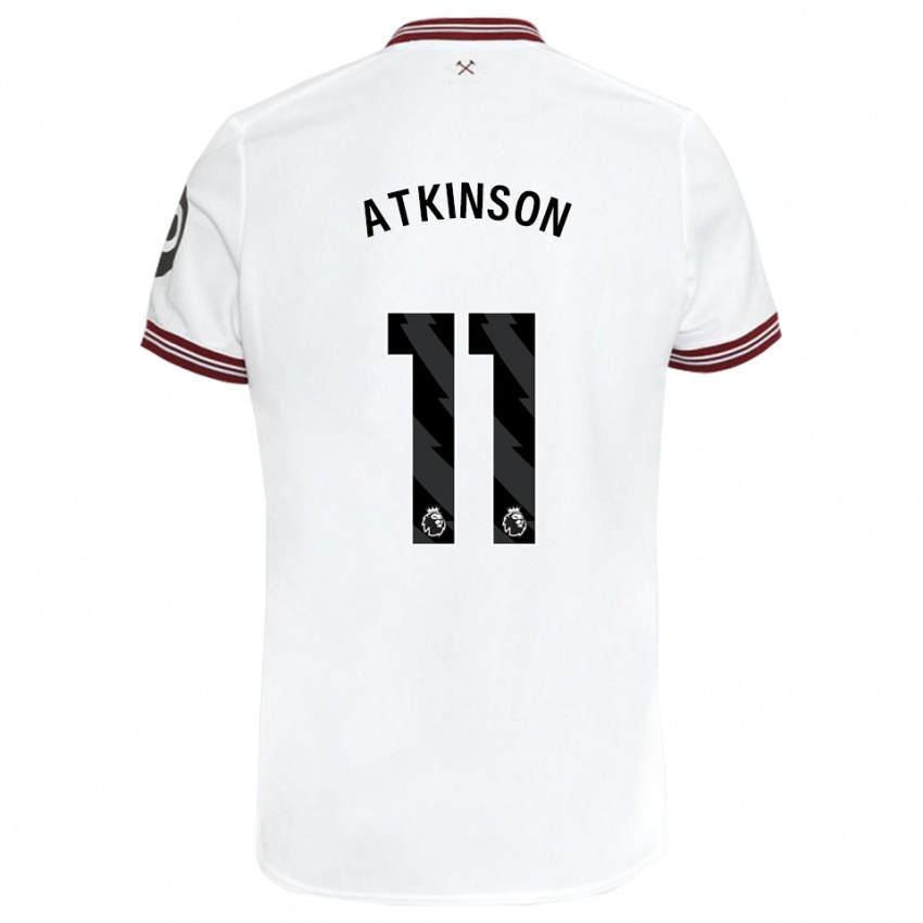 Homem Camisola Izzy Atkinson #11 Branco Alternativa 2023/24 Camisa