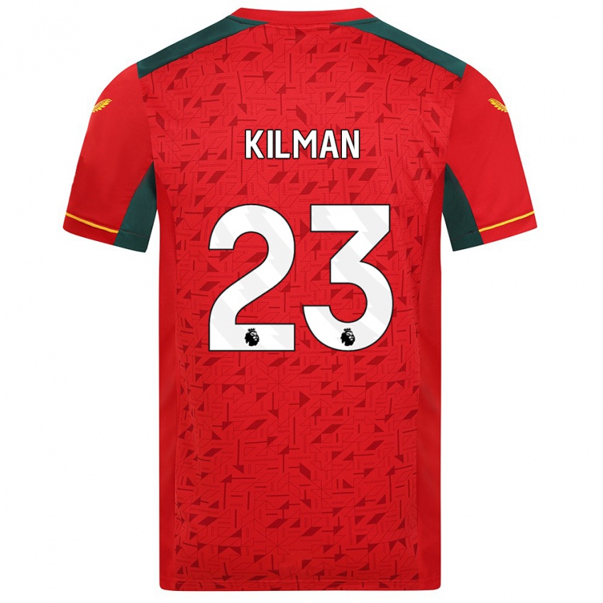Homem Camisola Max Kilman #23 Vermelho Alternativa 2023/24 Camisa