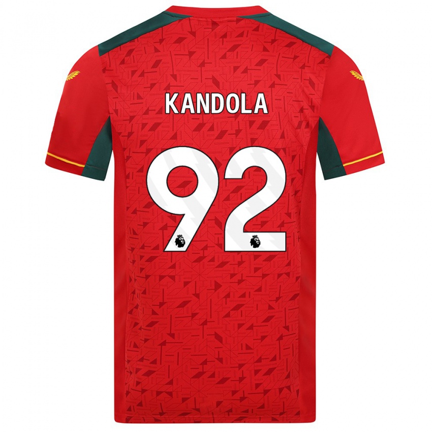 Homem Camisola Kam Kandola #92 Vermelho Alternativa 2023/24 Camisa