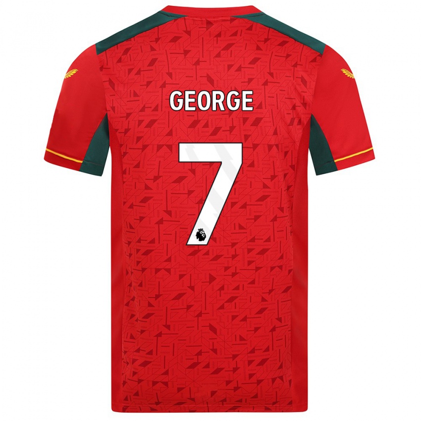Homem Camisola Tammi George #7 Vermelho Alternativa 2023/24 Camisa