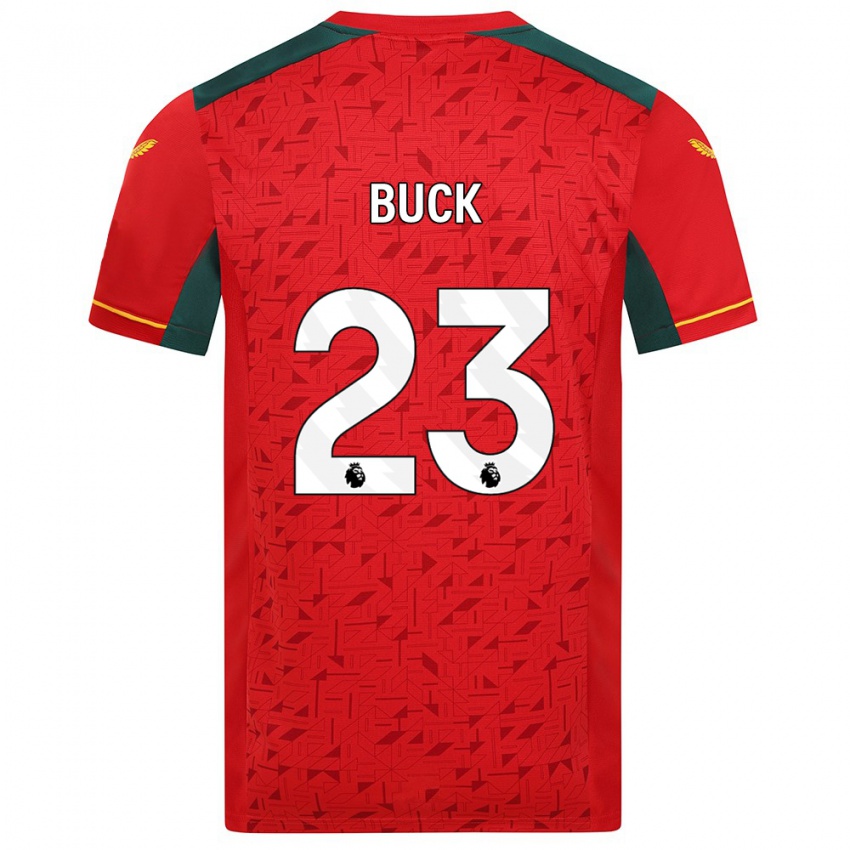 Homem Camisola Alex Buck #23 Vermelho Alternativa 2023/24 Camisa