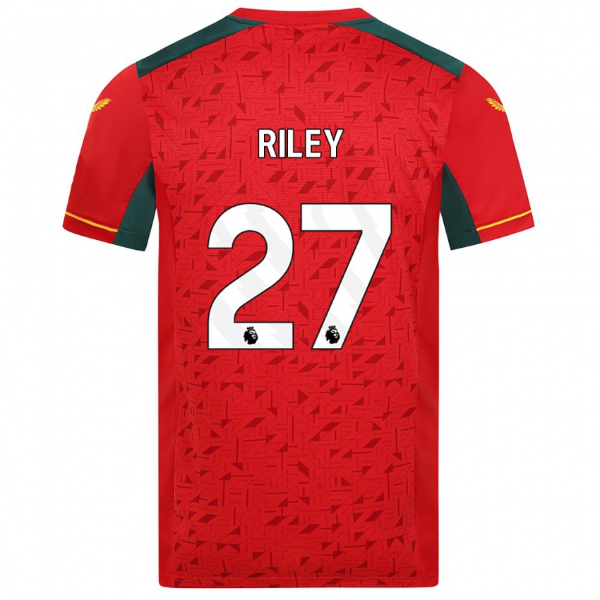 Homem Camisola Lauren Riley #27 Vermelho Alternativa 2023/24 Camisa