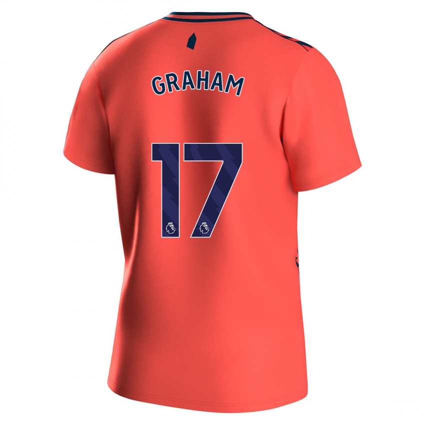 Homem Camisola Lucy Graham #17 Corais Alternativa 2023/24 Camisa