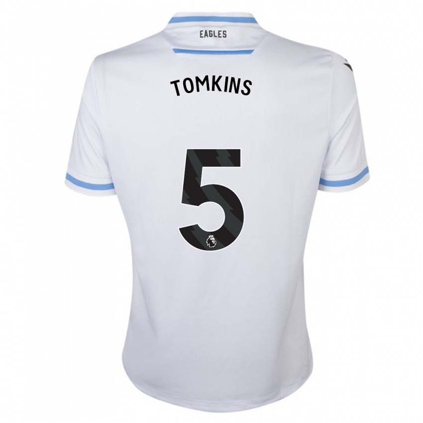 Homem Camisola James Tomkins #5 Branco Alternativa 2023/24 Camisa