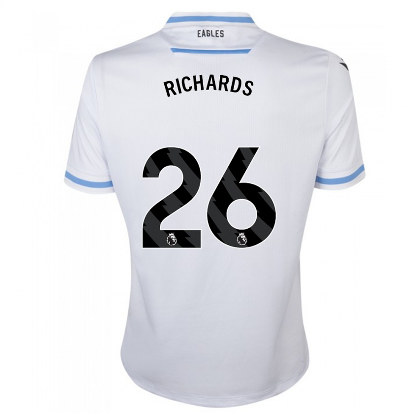 Homem Camisola Chris Richards #26 Branco Alternativa 2023/24 Camisa