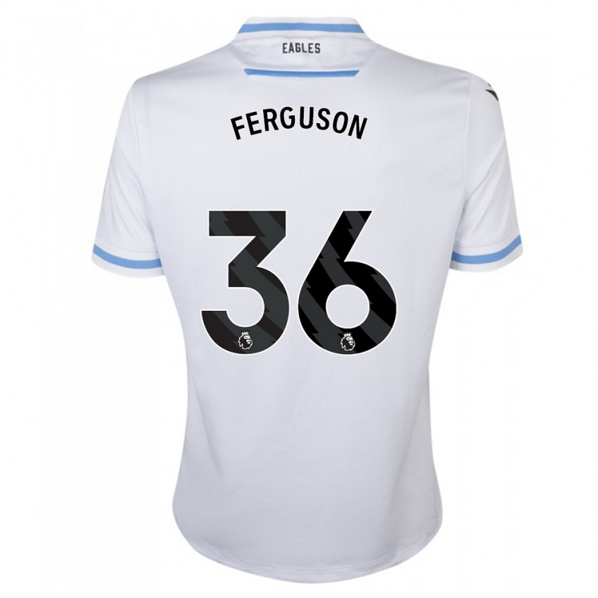 Homem Camisola Nathan Ferguson #36 Branco Alternativa 2023/24 Camisa