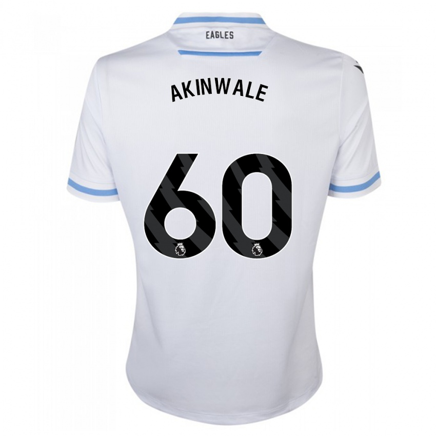 Homem Camisola Victor Akinwale #60 Branco Alternativa 2023/24 Camisa