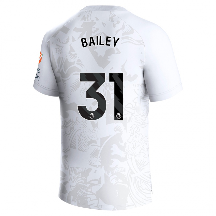 Homem Camisola Leon Bailey #31 Branco Alternativa 2023/24 Camisa
