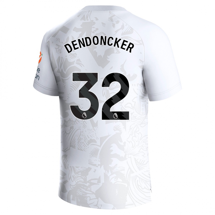 Homem Camisola Leander Dendoncker #32 Branco Alternativa 2023/24 Camisa