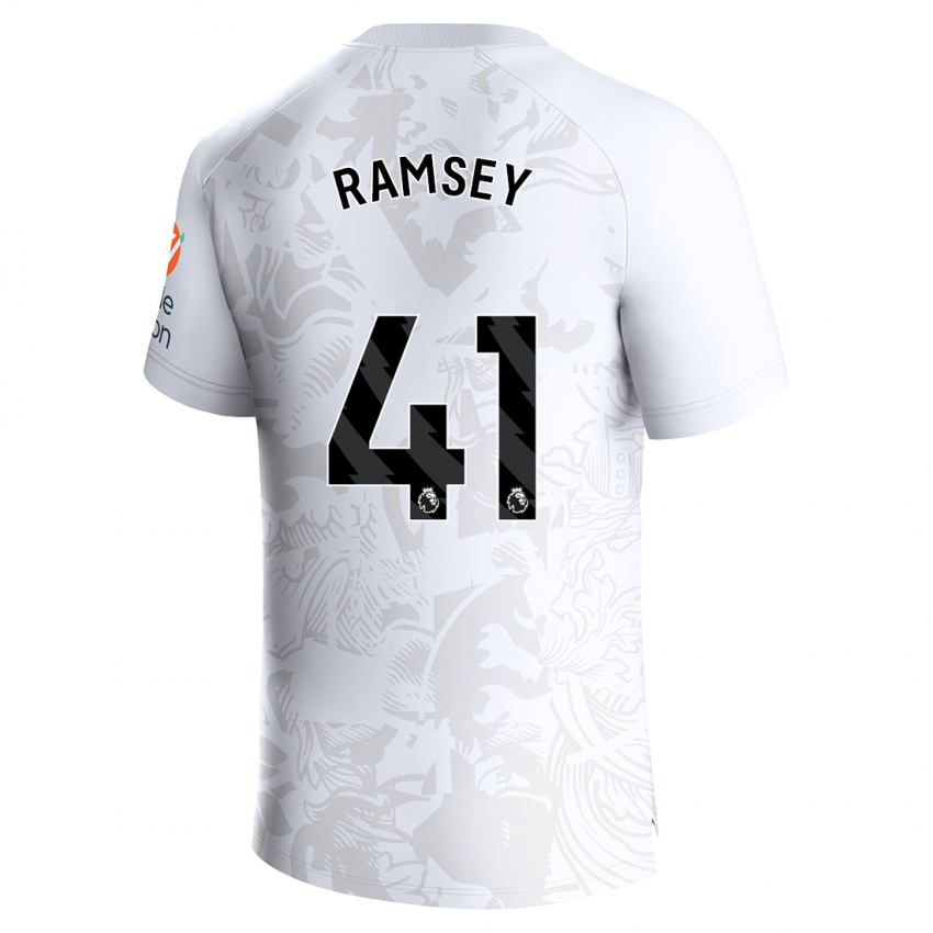 Homem Camisola Jacob Ramsey #41 Branco Alternativa 2023/24 Camisa