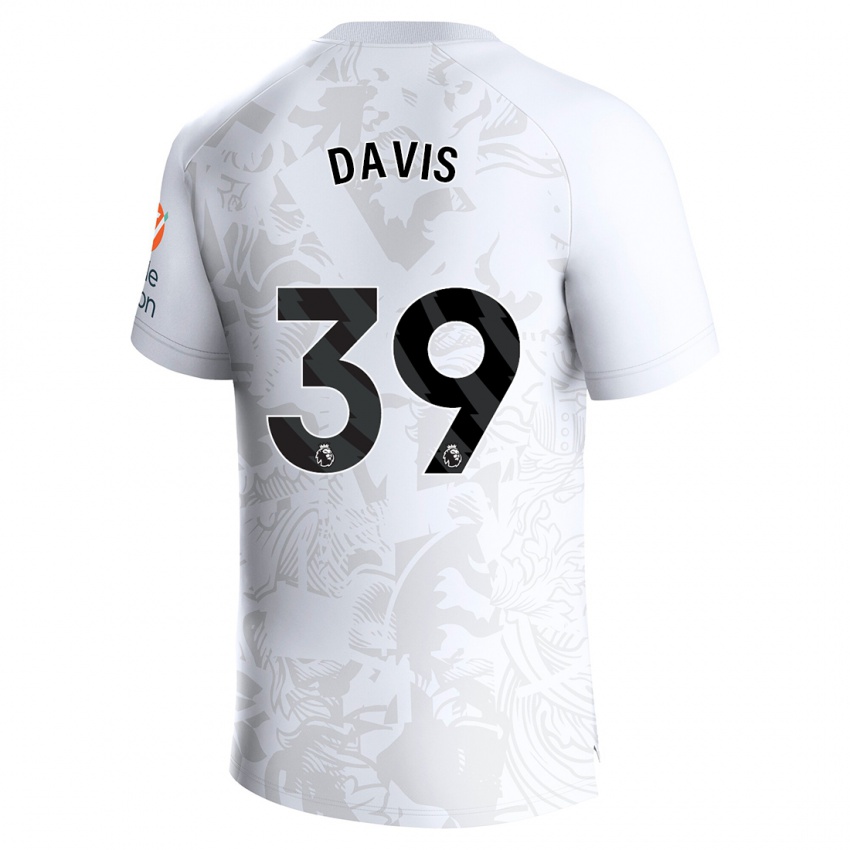 Homem Camisola Keinan Davis #39 Branco Alternativa 2023/24 Camisa