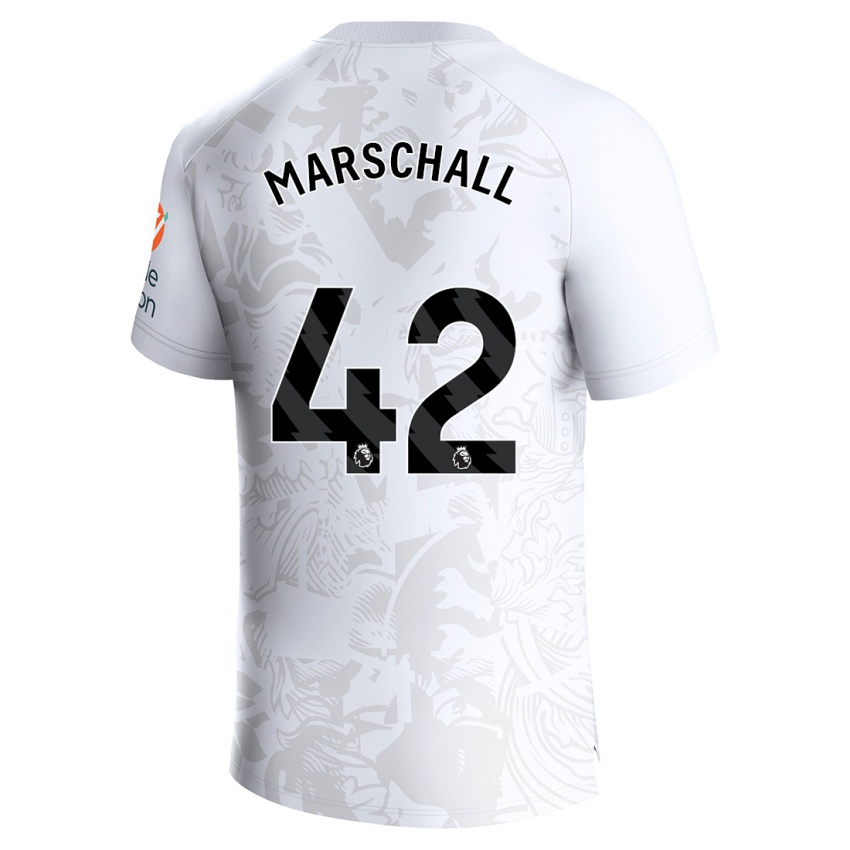 Homem Camisola Filip Marschall #42 Branco Alternativa 2023/24 Camisa