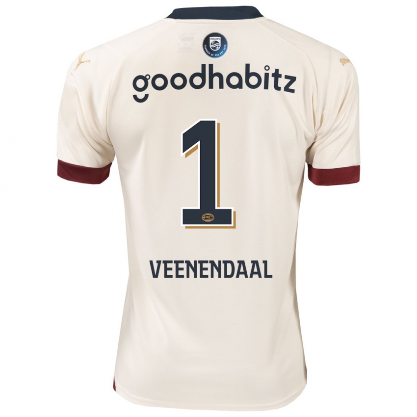Homem Camisola Sari Van Veenendaal #1 Esbranquiçado Alternativa 2023/24 Camisa