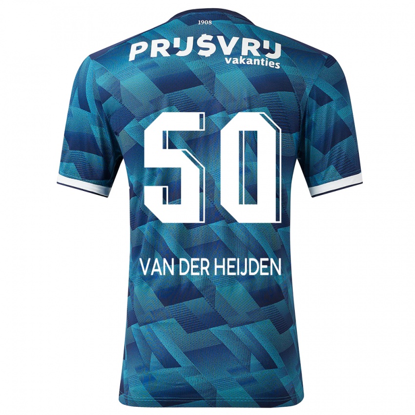 Homem Camisola Delano Van Der Heijden #50 Azul Alternativa 2023/24 Camisa