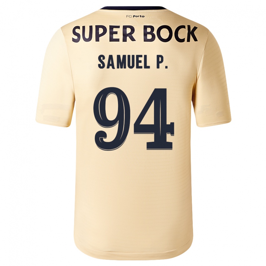 Homem Camisola Samuel #94 Bege-Dourado Alternativa 2023/24 Camisa