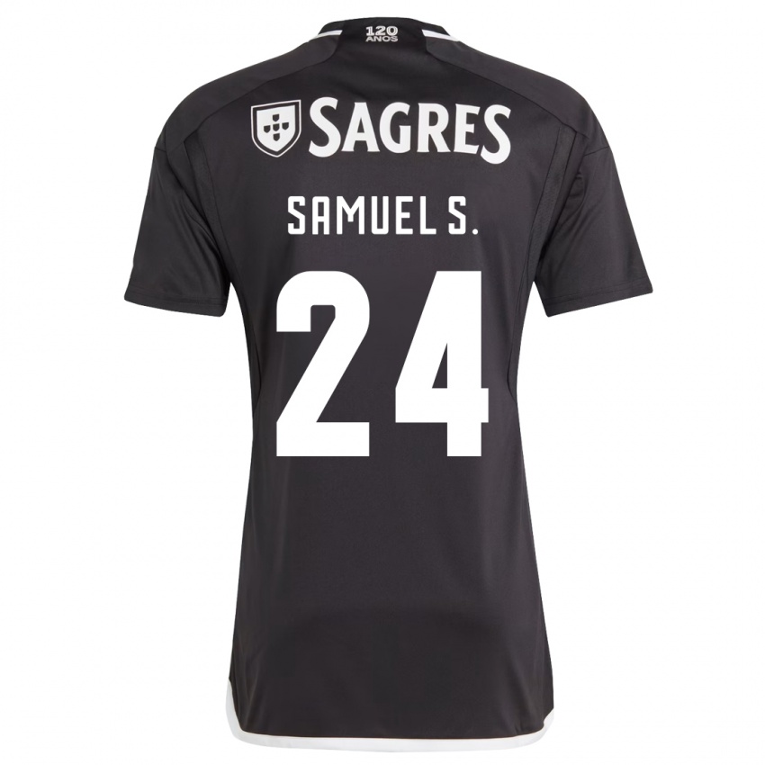 Homem Camisola Samuel Soares #24 Preto Alternativa 2023/24 Camisa