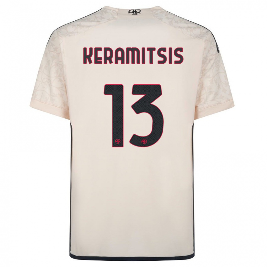 Homem Camisola Dimitrios Keramitsis #13 Esbranquiçado Alternativa 2023/24 Camisa