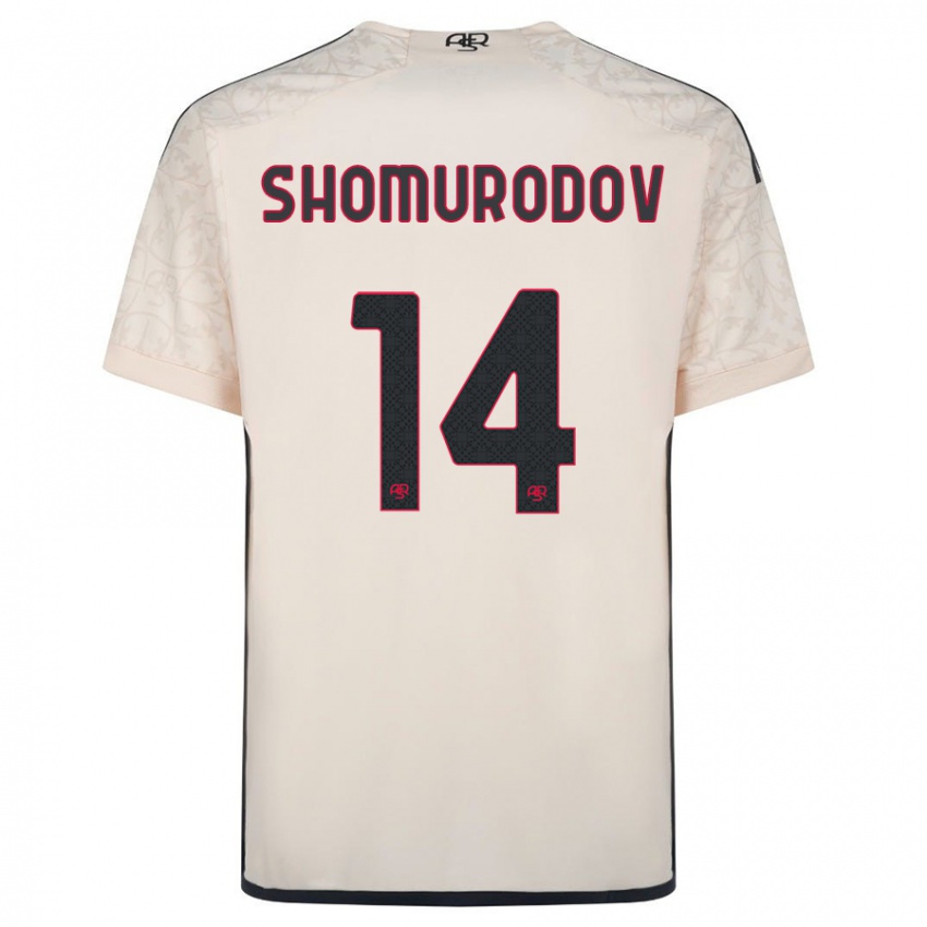 Homem Camisola Eldor Shomurodov #14 Esbranquiçado Alternativa 2023/24 Camisa
