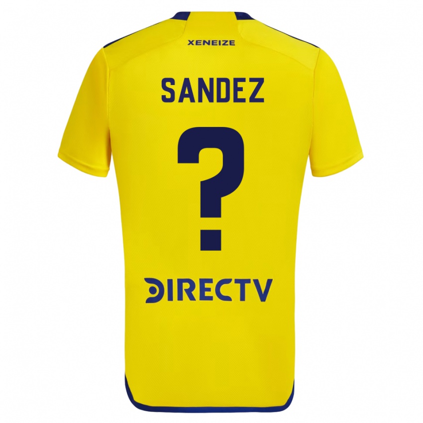 Homem Camisola Agustin Sandez #0 Amarelo Alternativa 2023/24 Camisa