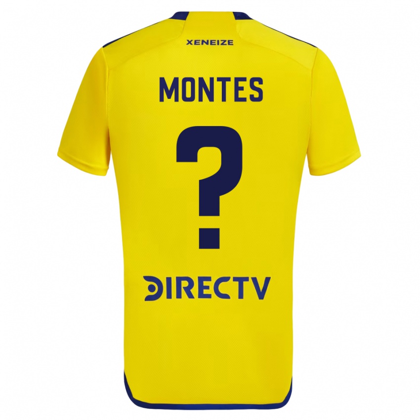 Homem Camisola Rodrigo Montes #0 Amarelo Alternativa 2023/24 Camisa