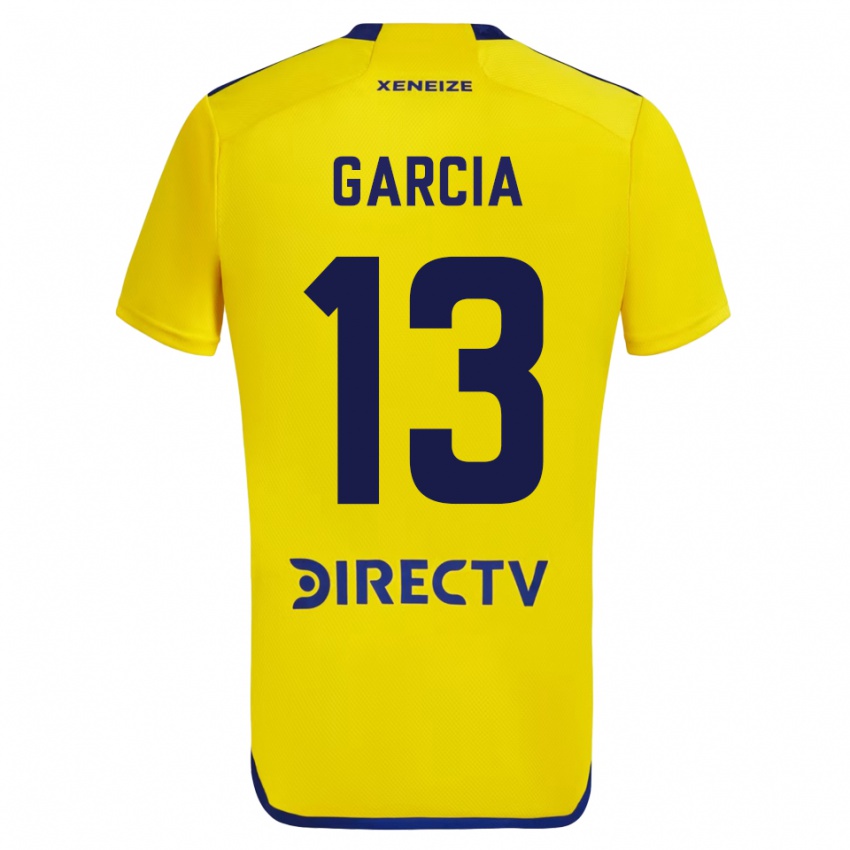 Homem Camisola Javier Garcia #13 Amarelo Alternativa 2023/24 Camisa