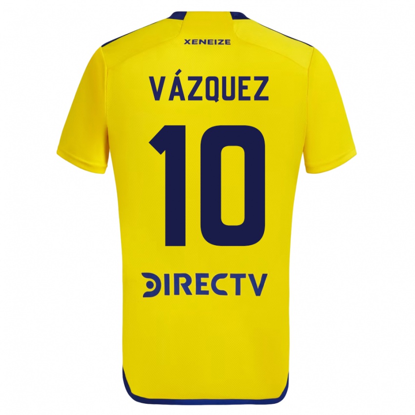 Homem Camisola Lucas Vázquez #10 Amarelo Alternativa 2023/24 Camisa