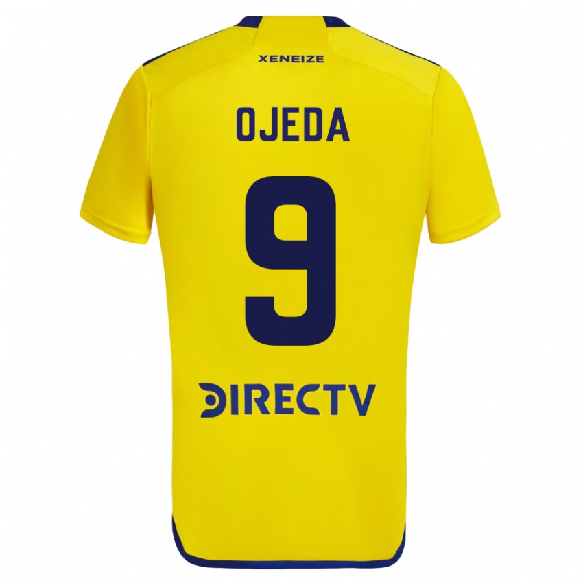Homem Camisola Andrea Ojeda #9 Amarelo Alternativa 2023/24 Camisa