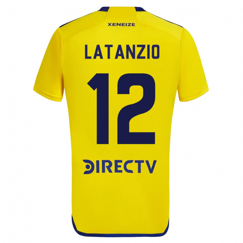 Homem Camisola Florencia Latanzio #12 Amarelo Alternativa 2023/24 Camisa