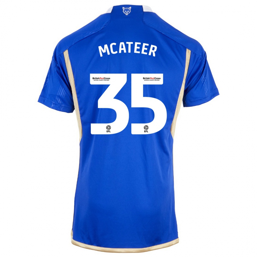 Mulher Camisola Kasey Mcateer #35 Azul Real Principal 2023/24 Camisa