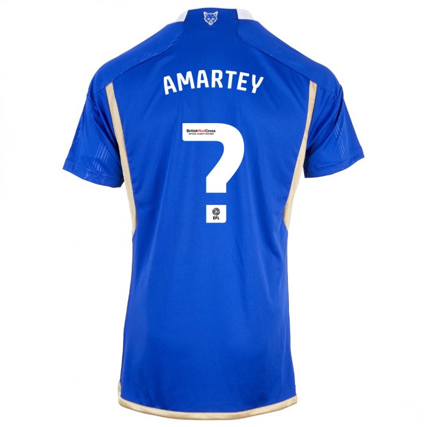 Mulher Camisola Bobby Amartey #0 Azul Real Principal 2023/24 Camisa