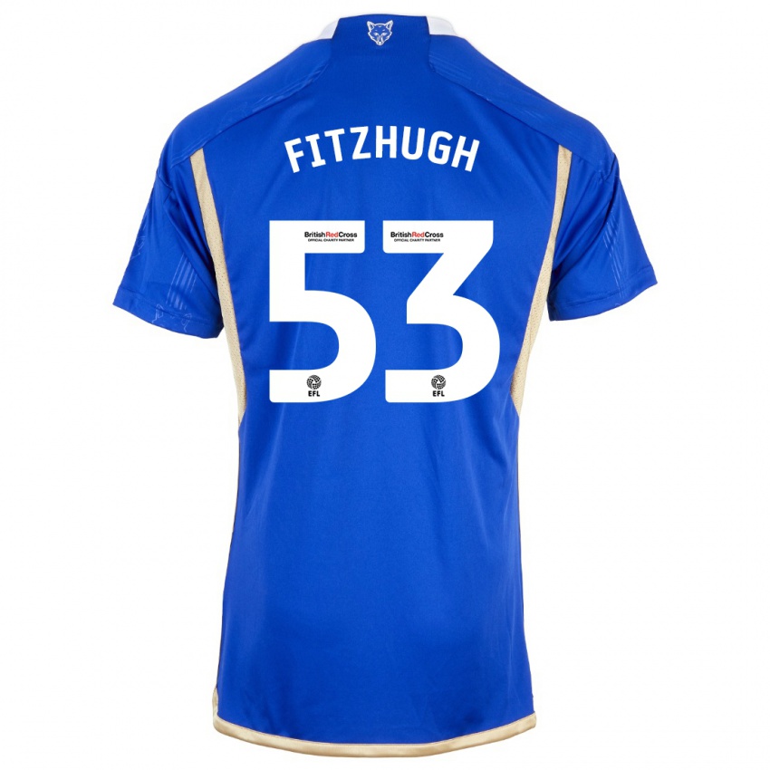 Mulher Camisola Ethan Fitzhugh #53 Azul Real Principal 2023/24 Camisa