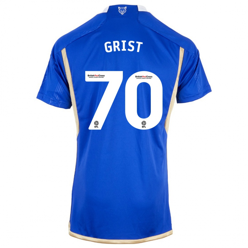 Mulher Camisola Ben Grist #70 Azul Real Principal 2023/24 Camisa