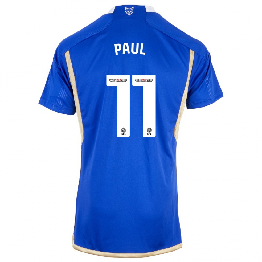 Mulher Camisola Lachante Paul #11 Azul Real Principal 2023/24 Camisa