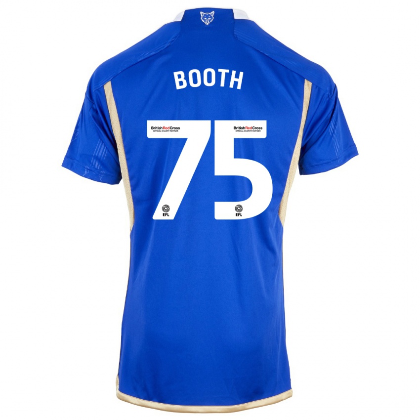 Mulher Camisola Zach Booth #75 Azul Real Principal 2023/24 Camisa