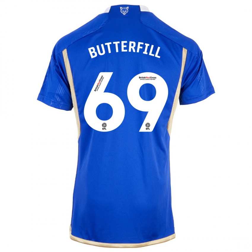 Mulher Camisola Jack Butterfill #69 Azul Real Principal 2023/24 Camisa