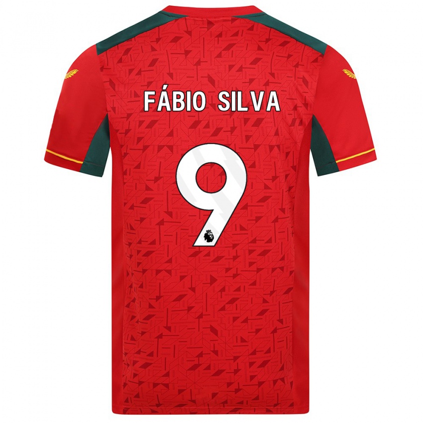 Mulher Camisola Fabio Silva #9 Vermelho Alternativa 2023/24 Camisa