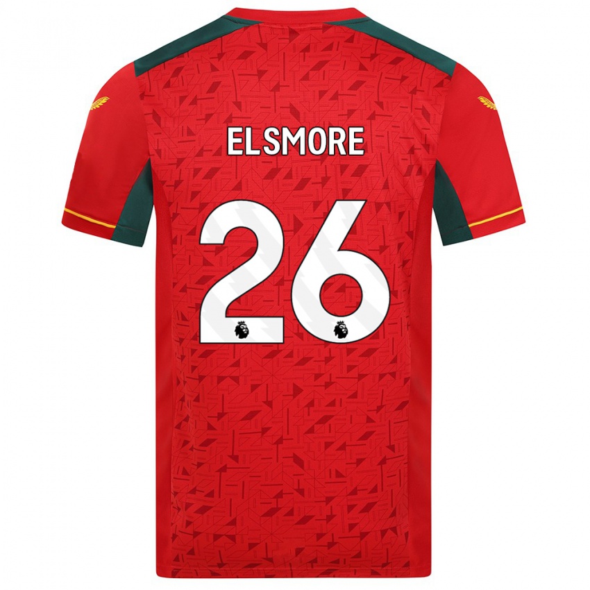 Mulher Camisola Ria Elsmore #26 Vermelho Alternativa 2023/24 Camisa