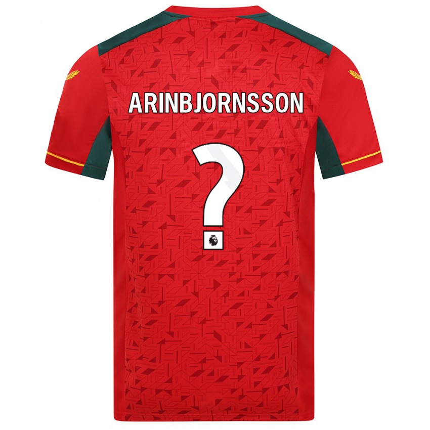 Mulher Camisola Palmi Arinbjornsson #0 Vermelho Alternativa 2023/24 Camisa