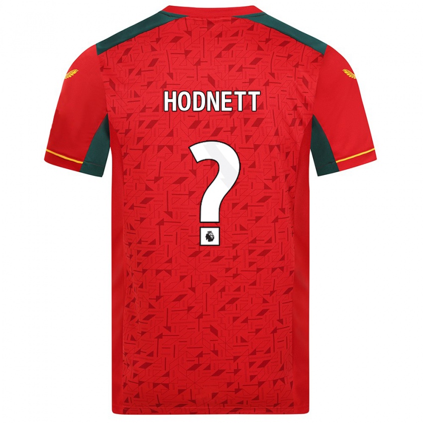 Mulher Camisola Jack Hodnett #0 Vermelho Alternativa 2023/24 Camisa