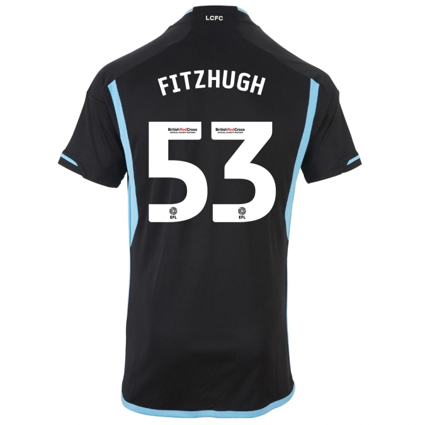 Mulher Camisola Ethan Fitzhugh #53 Preto Alternativa 2023/24 Camisa