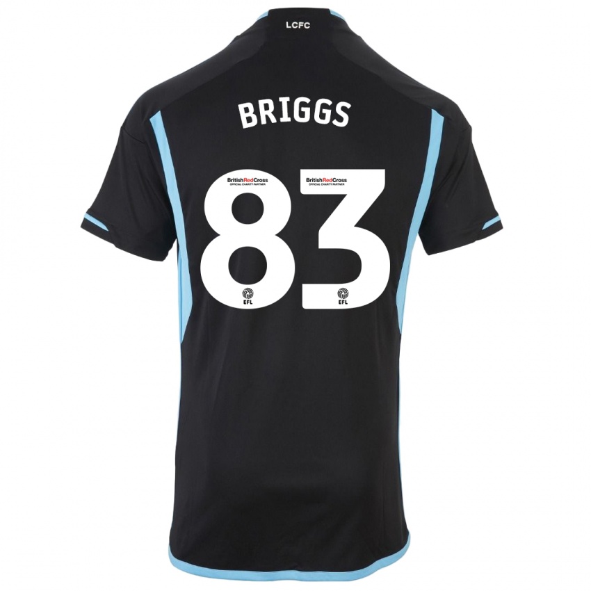 Mulher Camisola Logan Briggs #83 Preto Alternativa 2023/24 Camisa