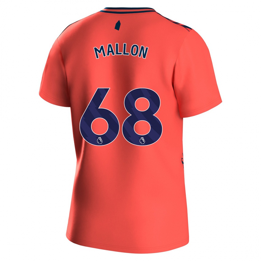 Mulher Camisola Mathew Mallon #68 Corais Alternativa 2023/24 Camisa