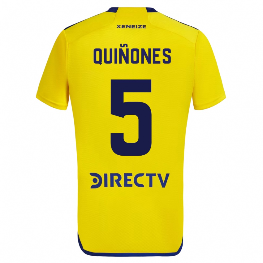 Mulher Camisola Florencia Quinones #5 Amarelo Alternativa 2023/24 Camisa