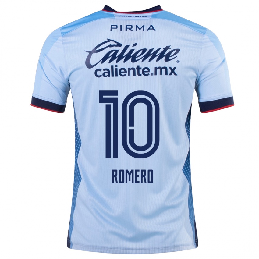 Mulher Camisola Angel Romero #10 Céu Azul Alternativa 2023/24 Camisa