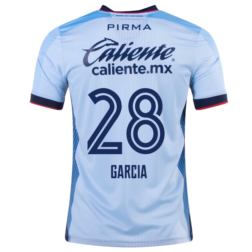 Mulher Camisola Ana Garcia #28 Céu Azul Alternativa 2023/24 Camisa